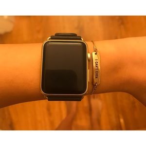 First generation Apple Watch 42 mm black and gold